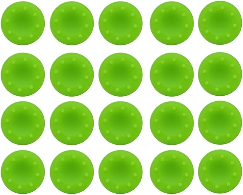 JCD 20 PCS Analog Thumb Stick Grip Cover Compatible For PS5 PS4 Game Controller Thumbsticks Caps For Xbox One Elite 360 One S Series X S(Clear purple)
