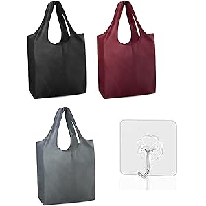 2 Borse Della Spesa Riutilizzabili Pieghevoli - Leggere, Capienti E Ecologiche - Foto 6