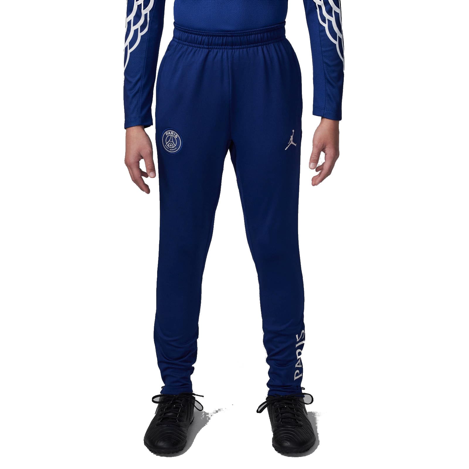 Nike Paris Saint-Germain 2024/25 Fourth Jordan Dri-Fit spodnie z dzianiny dla dużych dzieci, Blue Void/Phantom, HJ3653-492, L