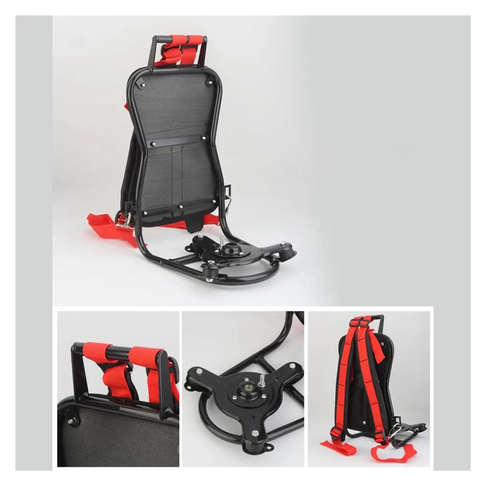 1 pz Sistema Zaino decespugliatore con Base Triangolare Accessori robusti Porta decespugliatore ergonomico Uso agricolo Prato Paesaggistica