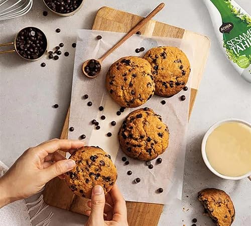 Vista 6 de Galil Achva Sesame Tahini 16 onzas sin OMG, sin conservantes, Kosher Parve, Tahini de sésamo vegano (orgánico)