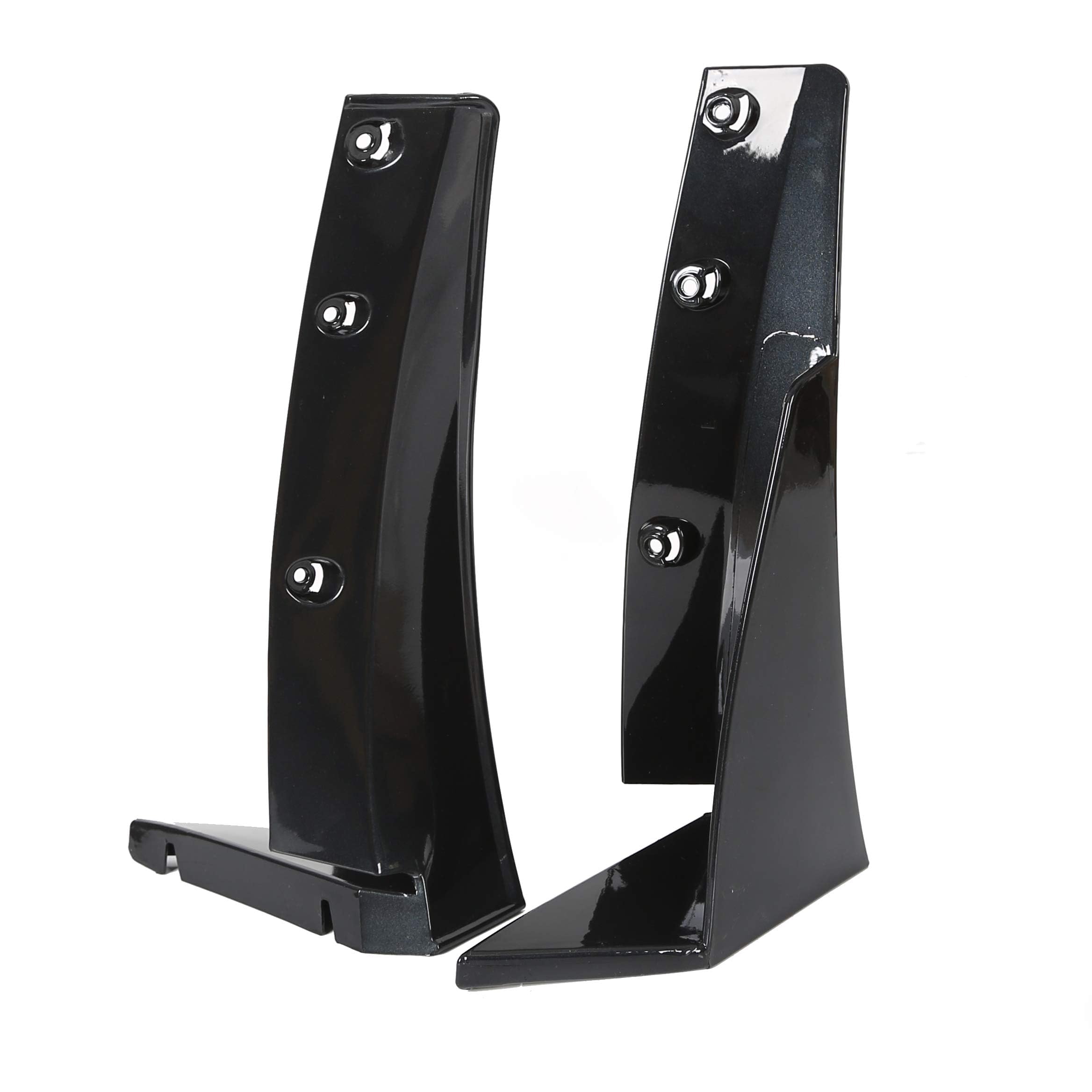 ECOTRIC Front Splitter Extension Winglets Compatible with 2014-Up Corvette C7 / EOS Z06 Z07 Stage 3 Style Replacement for 22922353 Painted Light Gray Metallic (1 Pair)