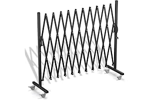 129" Expandable Barricade Gate for Indoor/Outdoor Use