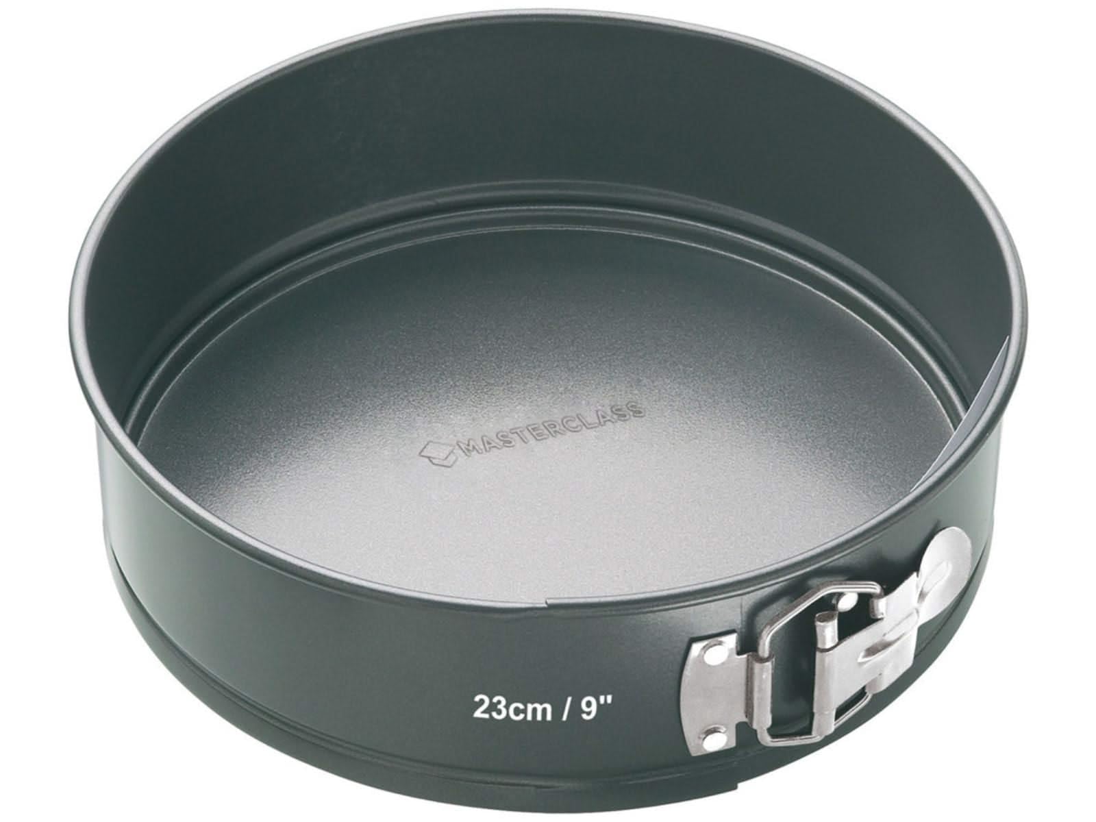 Rackhams Grey Non-Stick 23Cm Loose Base Spring Form Pan - Steel - Baking Tin
