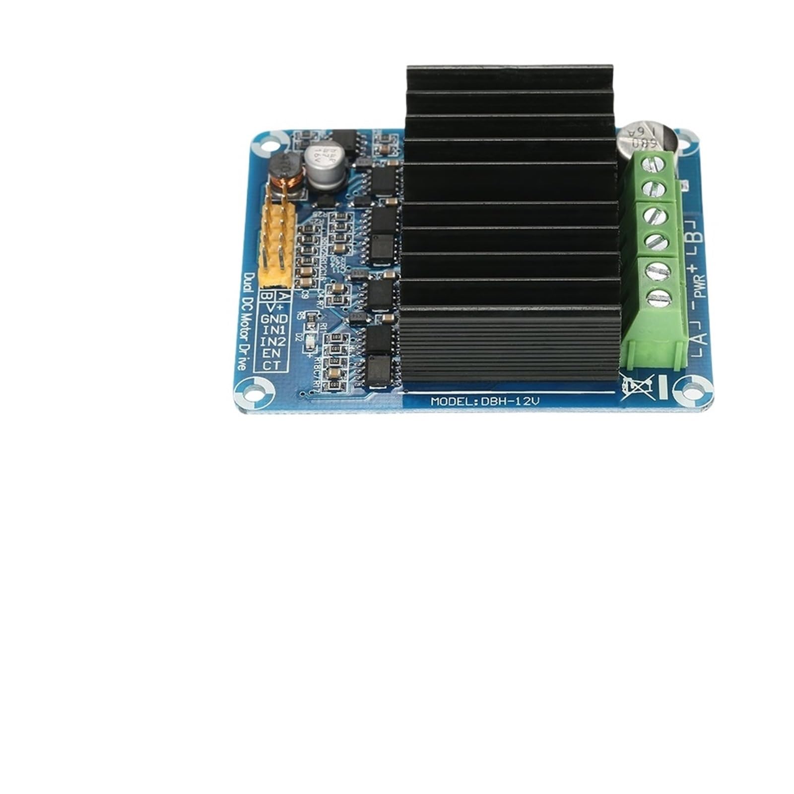 Controlador Reversible de velocidad del Motor de doble canal DC 5V-12V controlador de puente H módulo controlador de Motor controlador de placa de pan