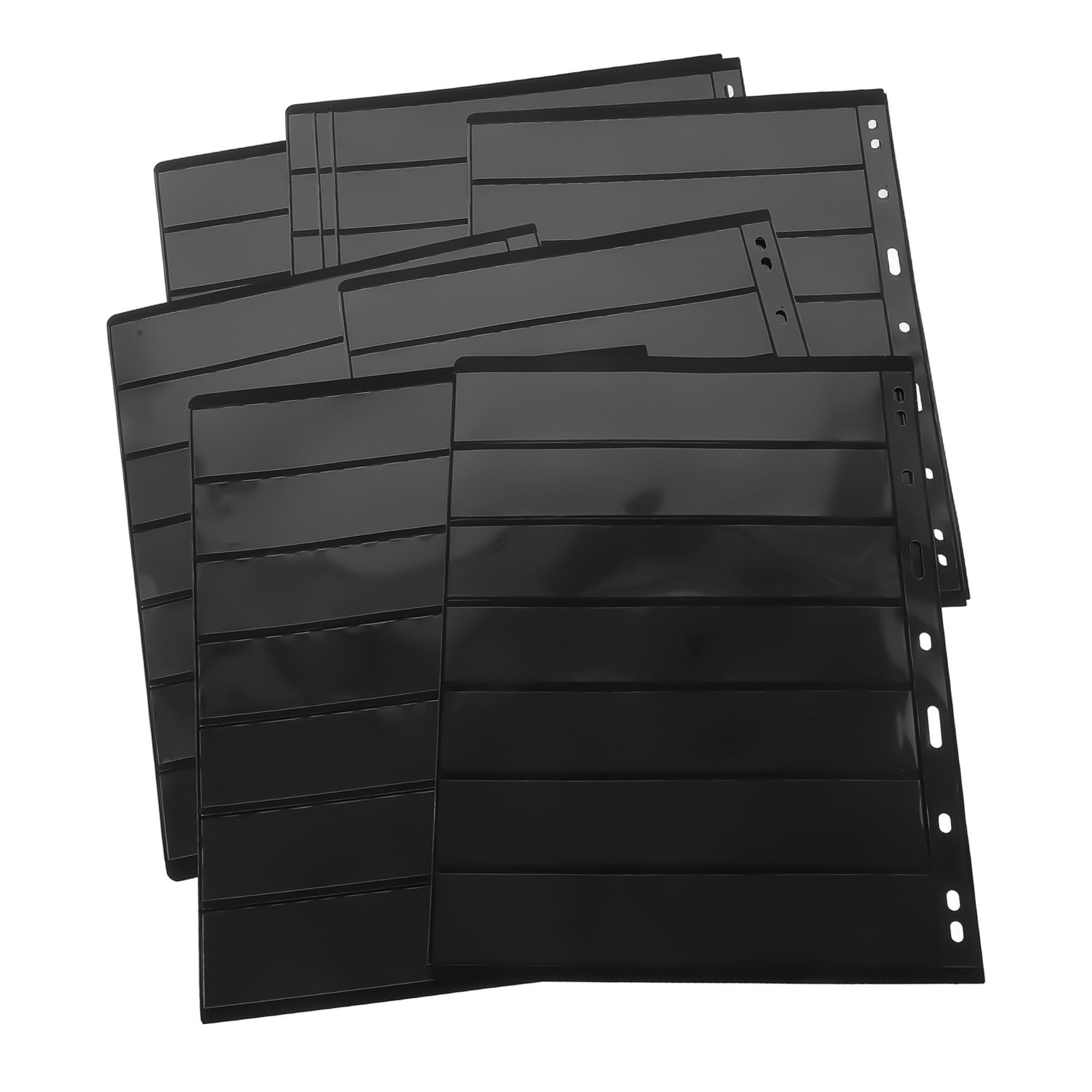Páginas de sellos para álbum de 10 hojas sueltas de PVC transparente protector