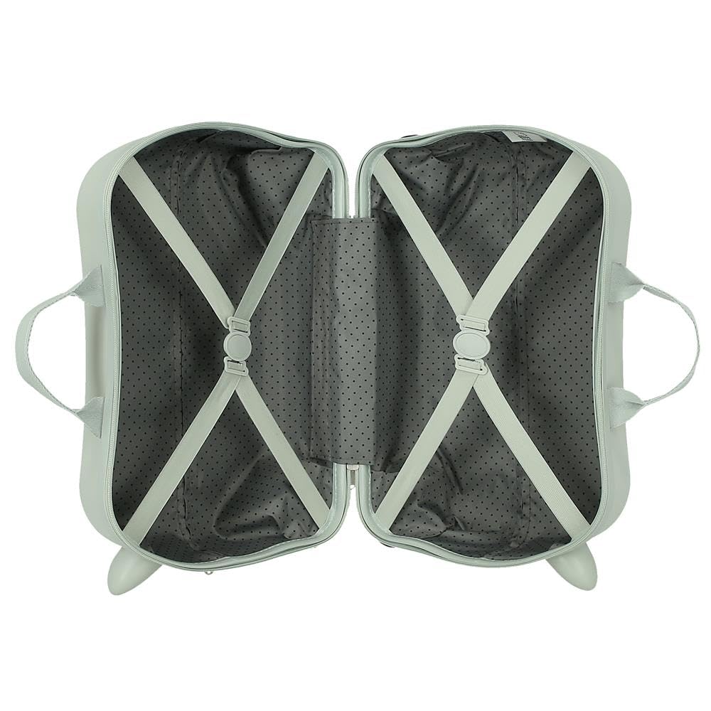 Roll Road Happy Valigia per Bambini Rigida Chiusura a combinazione Laterale 4 Ruote Bagaglio a Mano è realizzato in ABS, un materiale rigido e leggero