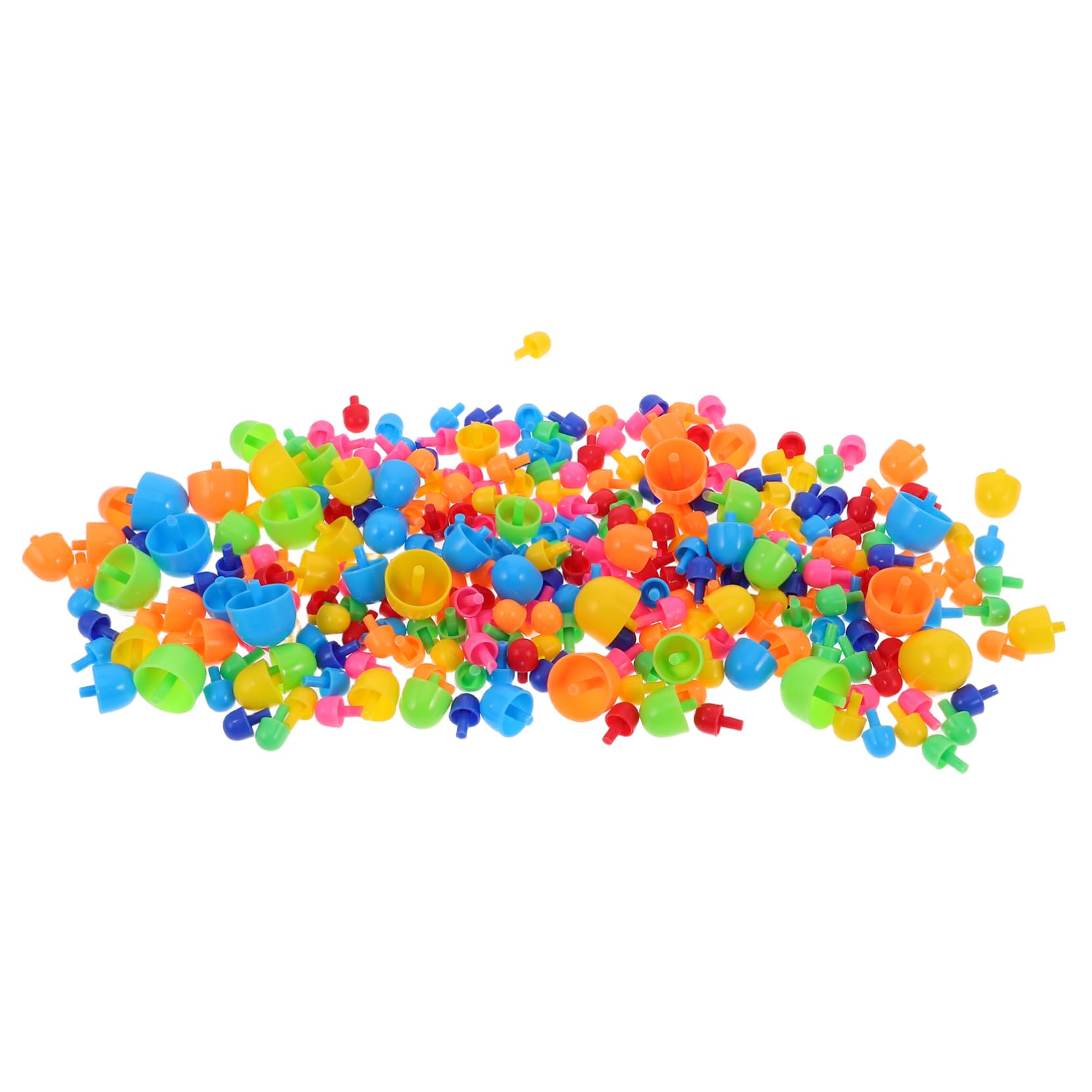 WHAMVOX 592pcs Mushroom Nails Peg Puzzle Educational Diy Toys for Kids Fine Motor Skill Development Birthday Large and Small Pegs 2 Sets Creative Jigsaw Pegboard for Children