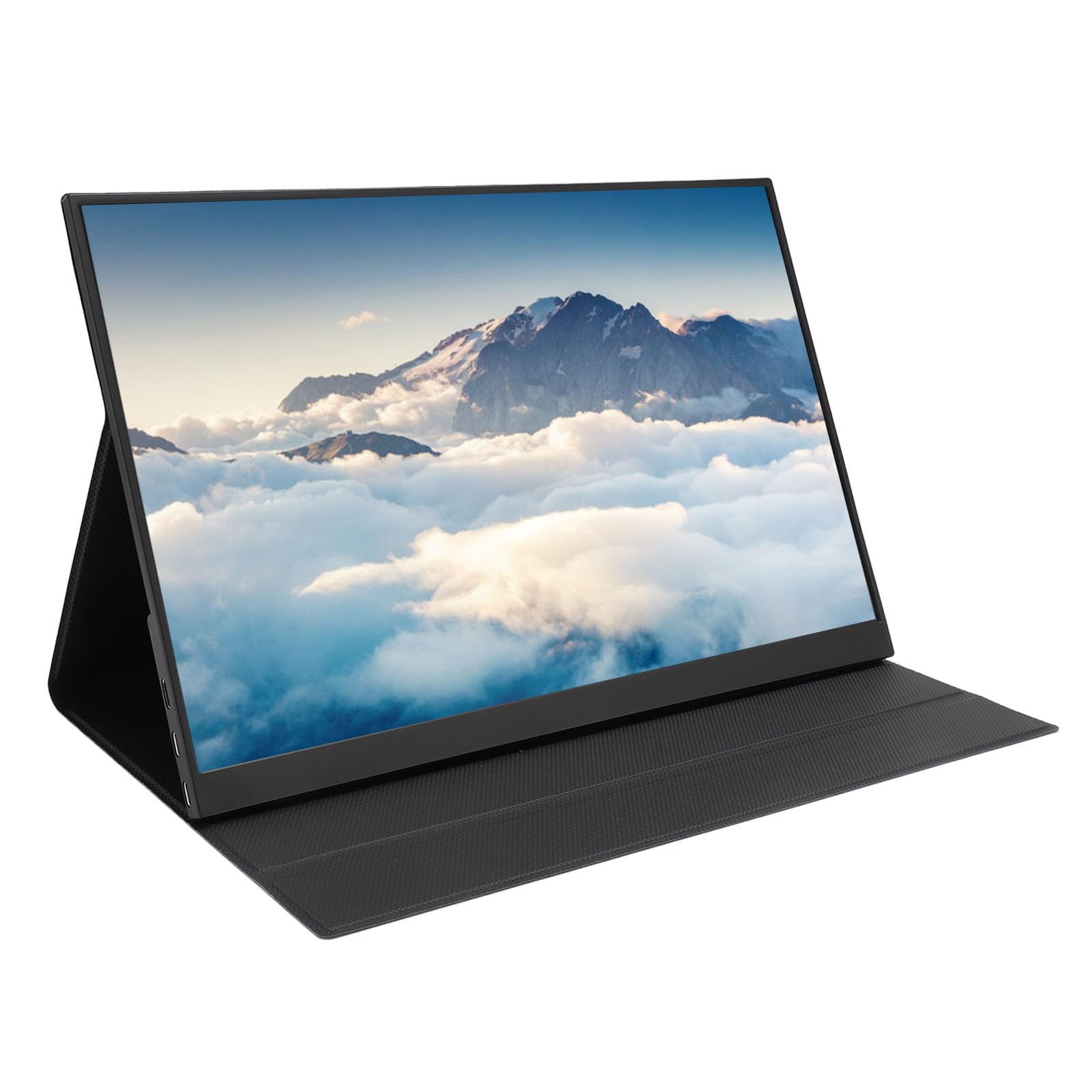 16inch Portable Monitor, 1920x1200P USB C HDMI Travel Monitor for Laptop, 16:10 HDR Freesync IPS Screen, External Second Computer Monitor for PC Phone PS5