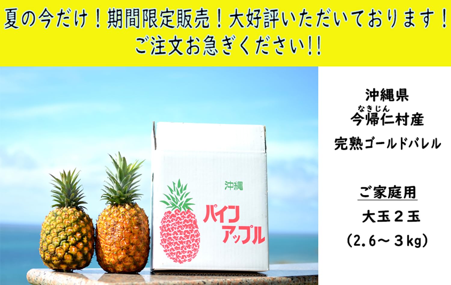 レクレア パイナップル味 30本入り　2個セット Amazon.co.jp: 夏ギフト 沖縄県産ゴールドバレル パイナップル【大玉 2