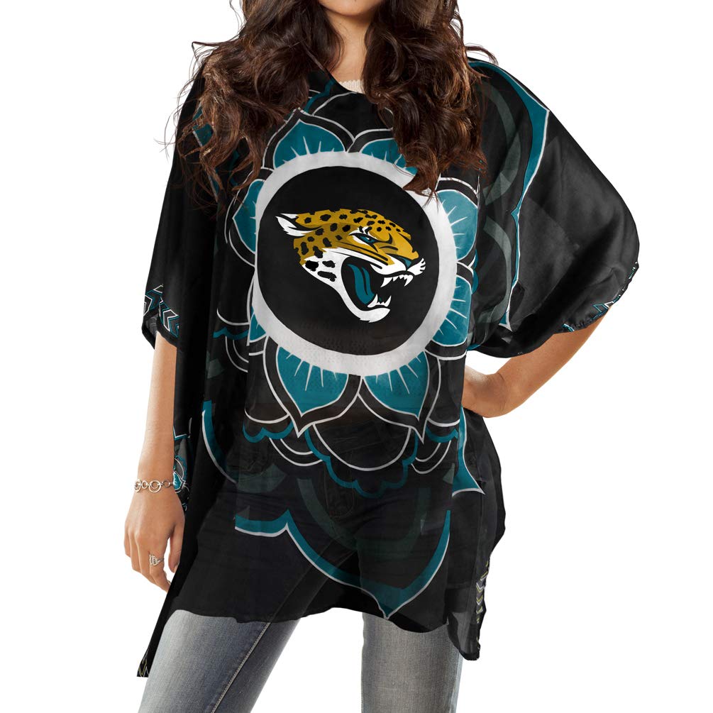 Littlearth NFL Sheer Caftan with Flower Design