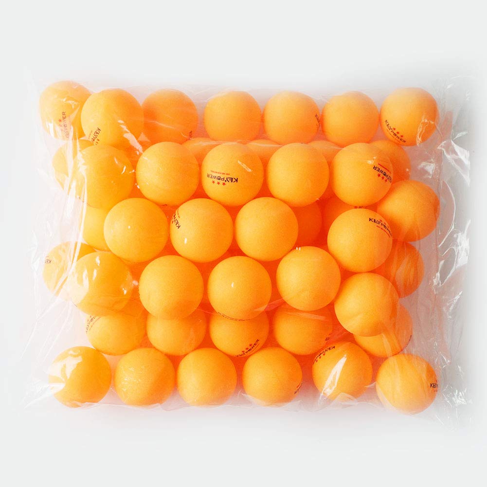 ENG Lot de 100Pcs Ping-Pong Balles de Tennis de Table en résine ABS 40 mm 3 étoiles pour Exercices, Entraînements, Club de Tennis de Table, Amateurs, Adultes et Enfants Jeux