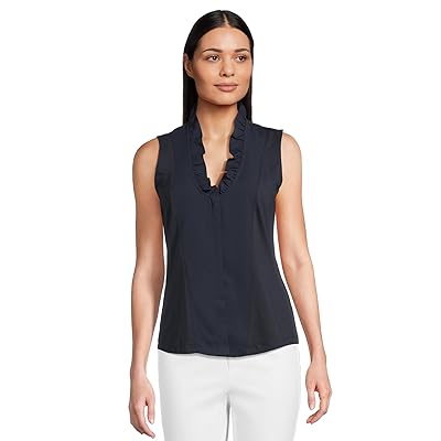 NIC+ZOE Ruffled Around Tank Top Women