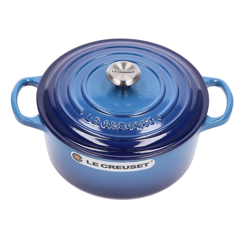 ル・クルーゼ　シグニチャー ココット・ロンド 22cm 青色 楽天市場】ル・クルーゼ 公式 ｜ シグニチャー ココット・ロンド