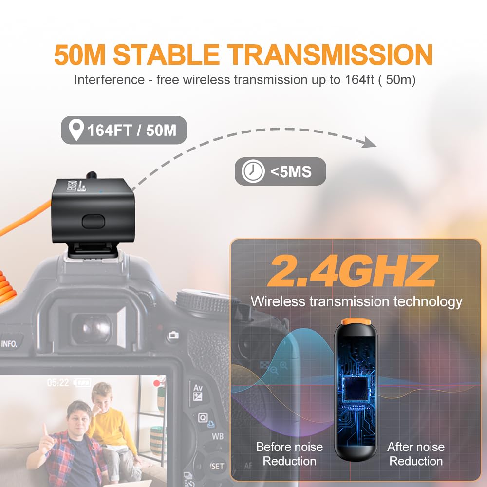 LENSGO 318mini 2.4G Wireless Lavalier Microphone - Image 3