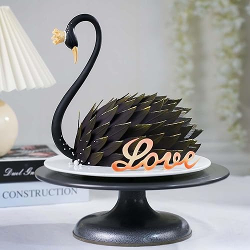 Miniatura 7 de Moldes de silicona 3D para fondant de cisne para bricolaje, cuello de cisne, molde de caramelo de chocolate para decoración de pasteles (Swan S)