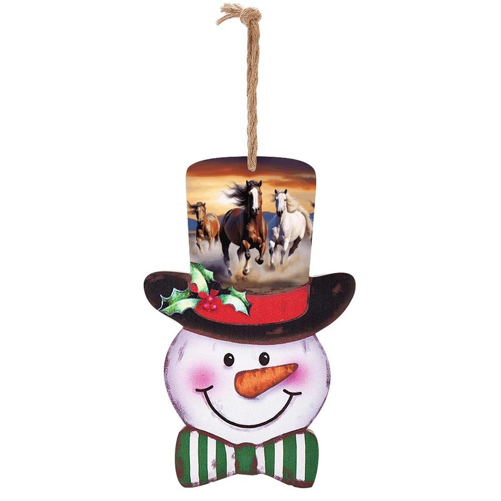 Panneau en bois de Noël avec imprimé haute définition de qualité