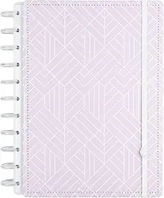 Caderno Inteligente, Grande G+, 290 X 220 mm, Ice Pink, 140 folhas, Caderno Inteligente