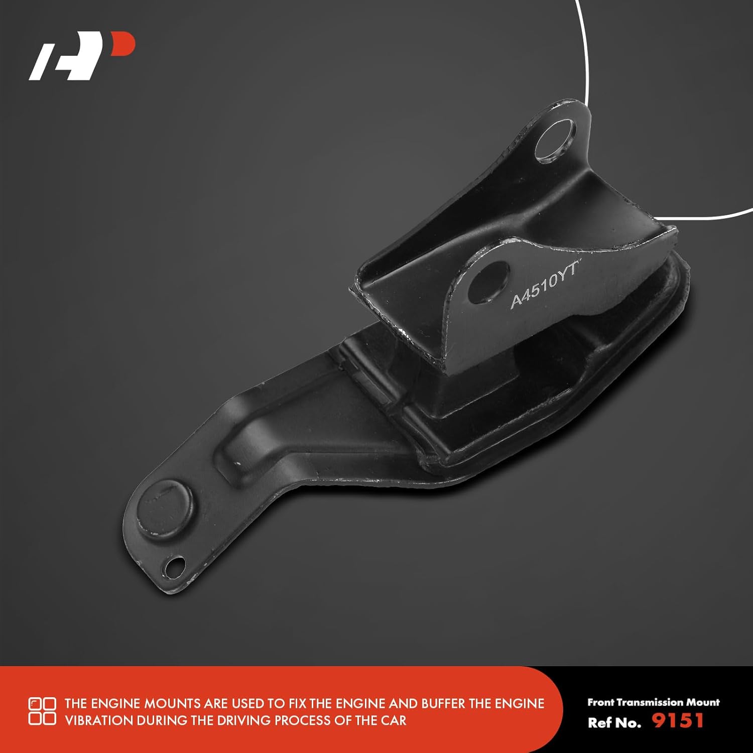 A-Premium Engine Motor Mount and Transmission Mount and Suspension Mount Kit Compatible with Honda Accord 2003 2004 2005 2006 2007 2.4L, Automatic Transmission, 6-PC Set, Replace# 50850SDAA00