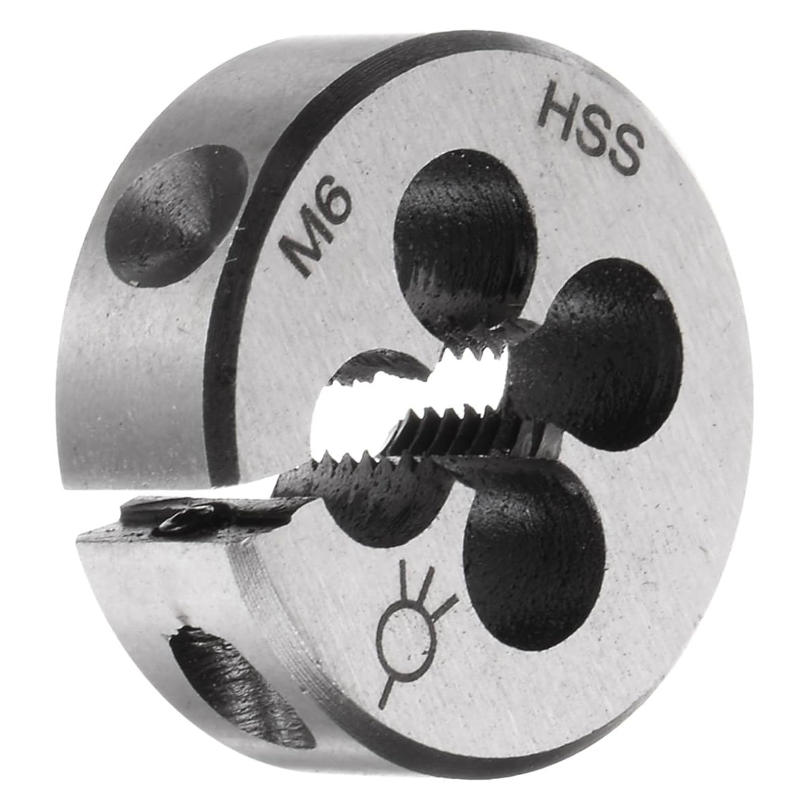TA-VIGOR 1pc M6 x 1 Adjustable Threading Die, High Speed Steel Metric Right Hand Round Die for Processing, Correcting or Cleaning External Threads โ image 1
