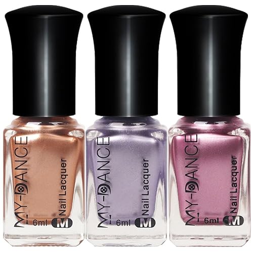 Miniatura 7 de Esmalte de uñas cromado de 18 colores, 0.2 fl oz, barnices metálicos con efecto espejo, esmalte de uñas de metal de larga duración, no pelable,
