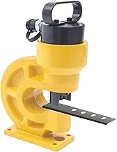 31T - Perforadora hidráulica de chapa CH-60, perforadora hidráulica con 4 perforadoras (10,5/13,8/17,5/20,5 mm), color amarillo