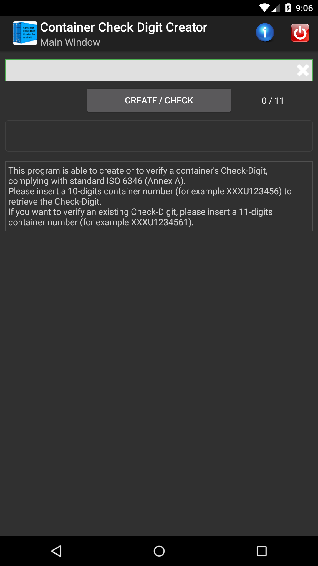 Container Check Digit Algorithm Container Check Digit Creator - App on Amazon Appstore