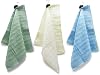 Mush Bamboo Face Towel | 100% Bamboo | Ultra Soft, Absorbent, Quick Dry Towel for Facewash, Gym, Travel, Spa, Beauty Salon | Size: 13 x 13 Inches | 500 GSM Pack of 3 (Olive, Cream & Sky Blue)