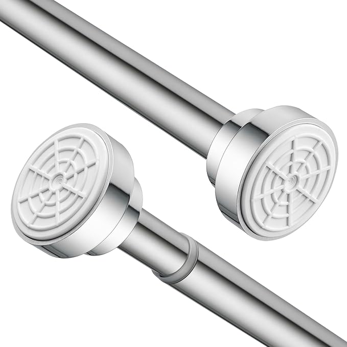 Stainless Steel Extendable Shower Curtain Pole 150260cm Tension Rods