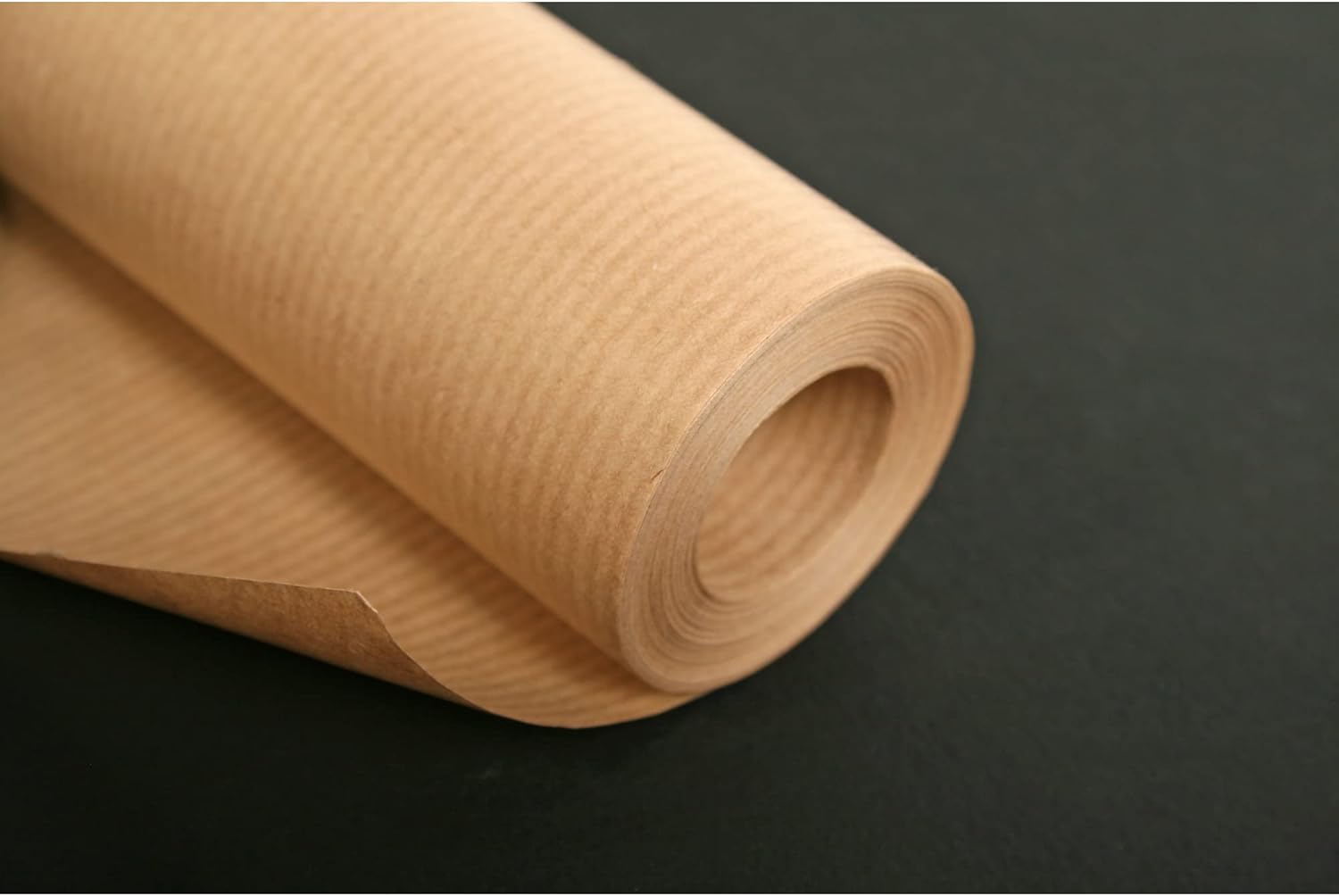Clairefontaine One Kraft Laid 1 m x 10 m 120 g Paper Roll, 10 x 1 m, Brown, Textured