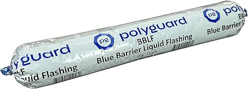 Miniatura 4 de POLYGUARD Blue Barrier Liquid Flashing 20oz Salchicha STPE, curado por humedad, 100% sólidos, bajo contenido de compuestos orgánicos volátiles