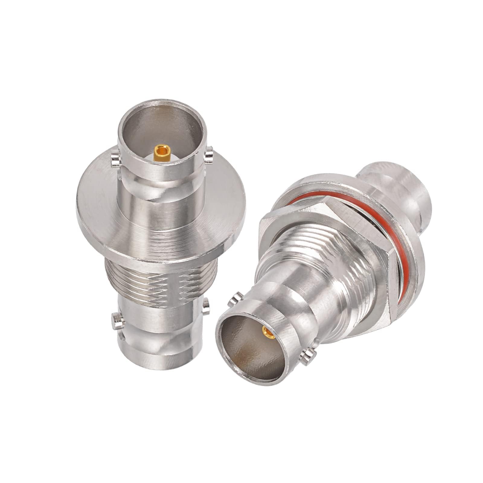 Superbat BNC adapter 75 omów BNC gniazdo na gniazdo BNC adapter do kamery wideo HD-SDI/3G-SDI/4K/8K SDI, kabel 2 szt