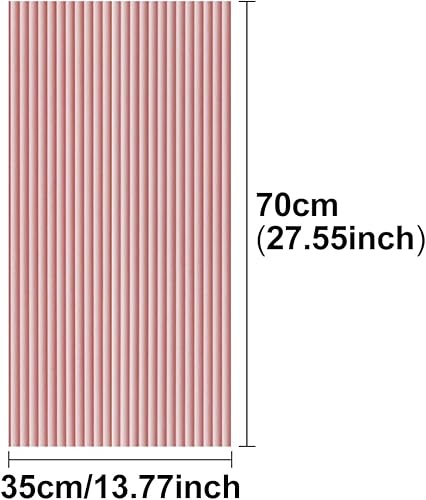 Miniatura 2 de Queenbox Panel de pared autoadhesivo de cilindro sintético de 13.8 x 27.6 pulgadas, papel tapiz moderno de espuma sólida para habitación, cocina,