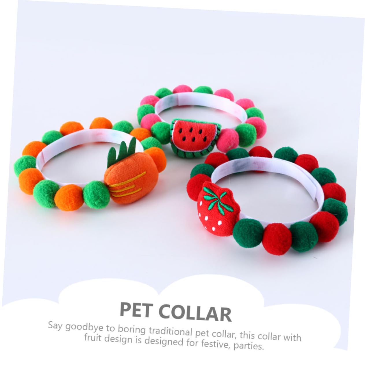 Beavorty 20stücke Katzenhalsband Mit Bunten Cartoon-fruchtdesigns Einstellbare Weiche Für Haustiere Für Festivals Und Partys Komfortabel Und Atmungsaktiv Für Katzen Und Kätzchen