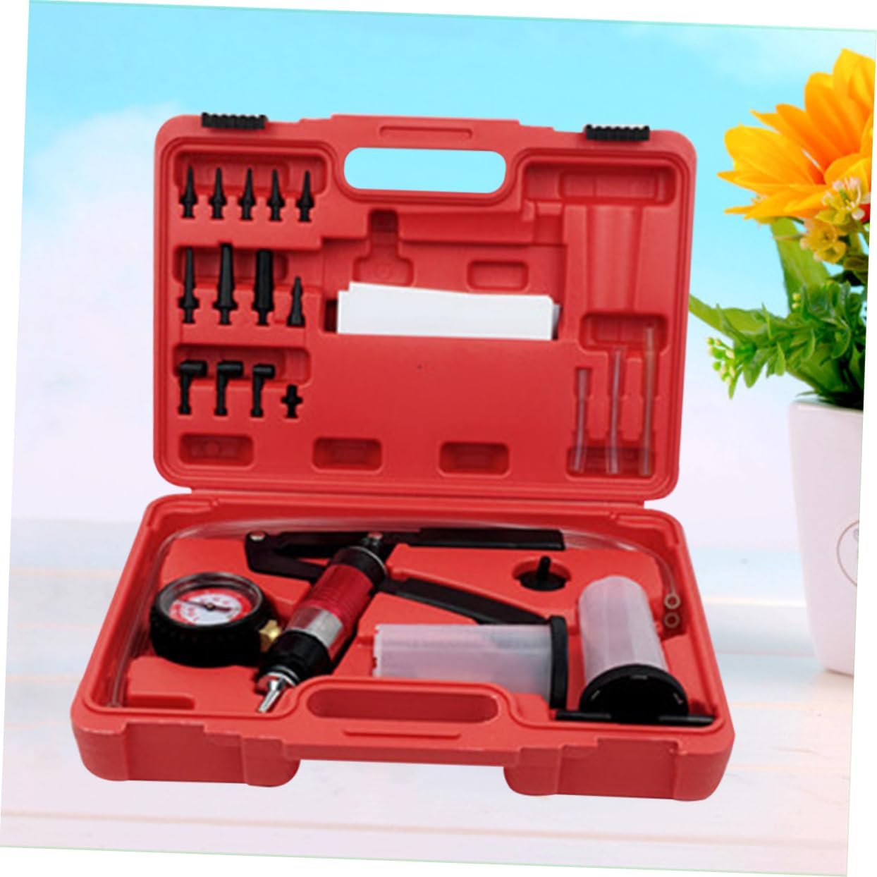 Steam Protection Tool Manual Vacuum Pump Hand Vacuum Pump Brake Bleeder Kit Automotive Tool