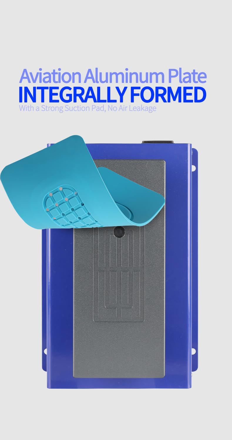 Separador de Pantallas LCD Mechanic D100 D200 con Potente Succión para Precalentamiento y Reparación/Remoción de Pantallas Táctiles de Teléfonos Móviles(D100)