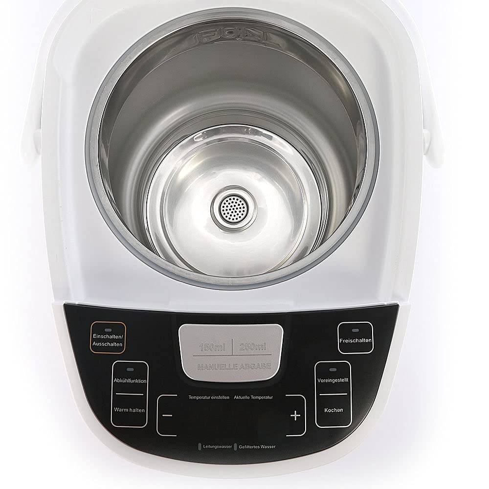 BEM TITAN 2.1: Thermopot 5 Liter Wasserkocher, Heißwasserspender 45-95 °C | Thermoskanne Temperatur einstellbar, Samowar mit Temperatureinstellung Kindersicherung Warmhaltefunktion, Pumpkanne