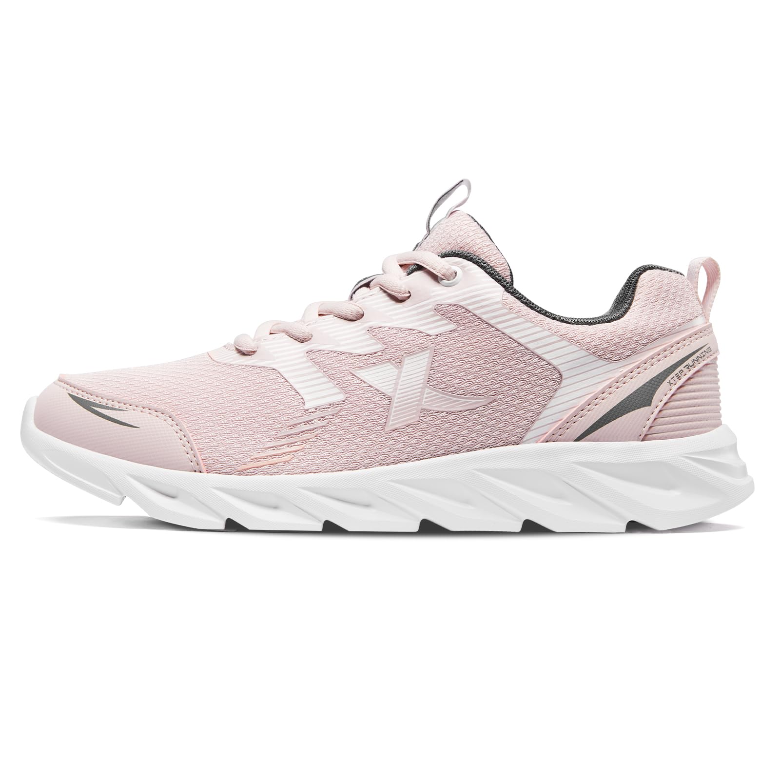 XTEP Damen Laufschuhe Sportschuhe – Leichte Joggingschuhe mit Dämpfung, Rutschfester Sohle, Atmungsaktiv, Gedämpft, Sneaker für Alltag & Freizeit
