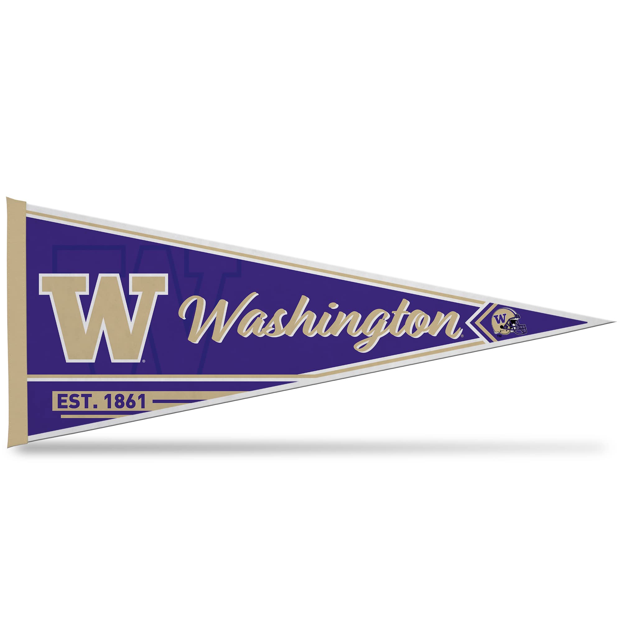 Rico Industries NCAA Classic 12" x 30" Felt Wall Décor Pennant - Great for Home/Bed Room/Man Cave Décor