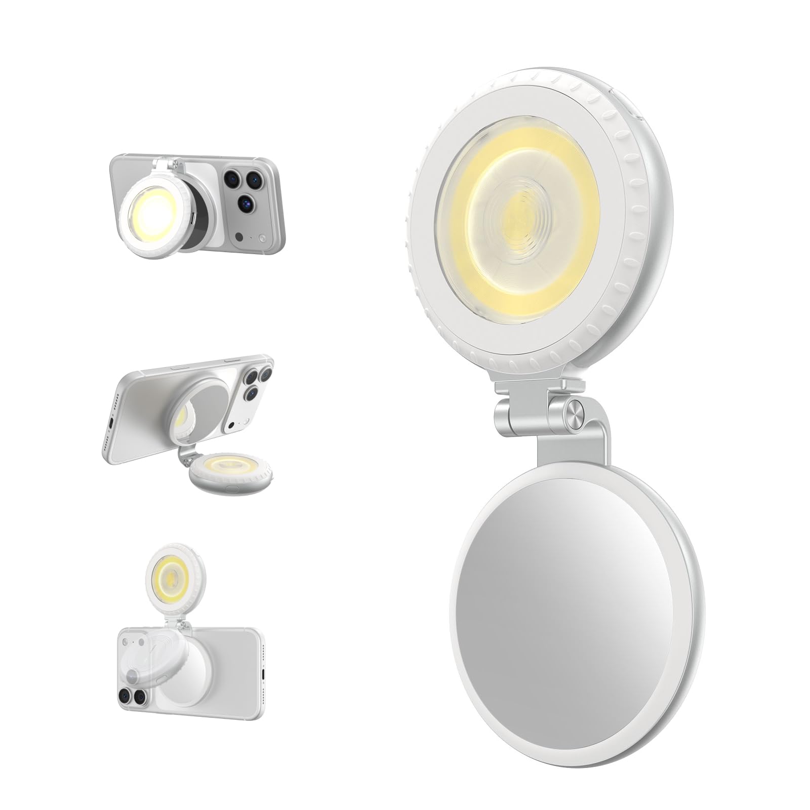 TELESIN Aura Zoom Fill Light, Luce Zoom Smartphone per Creator