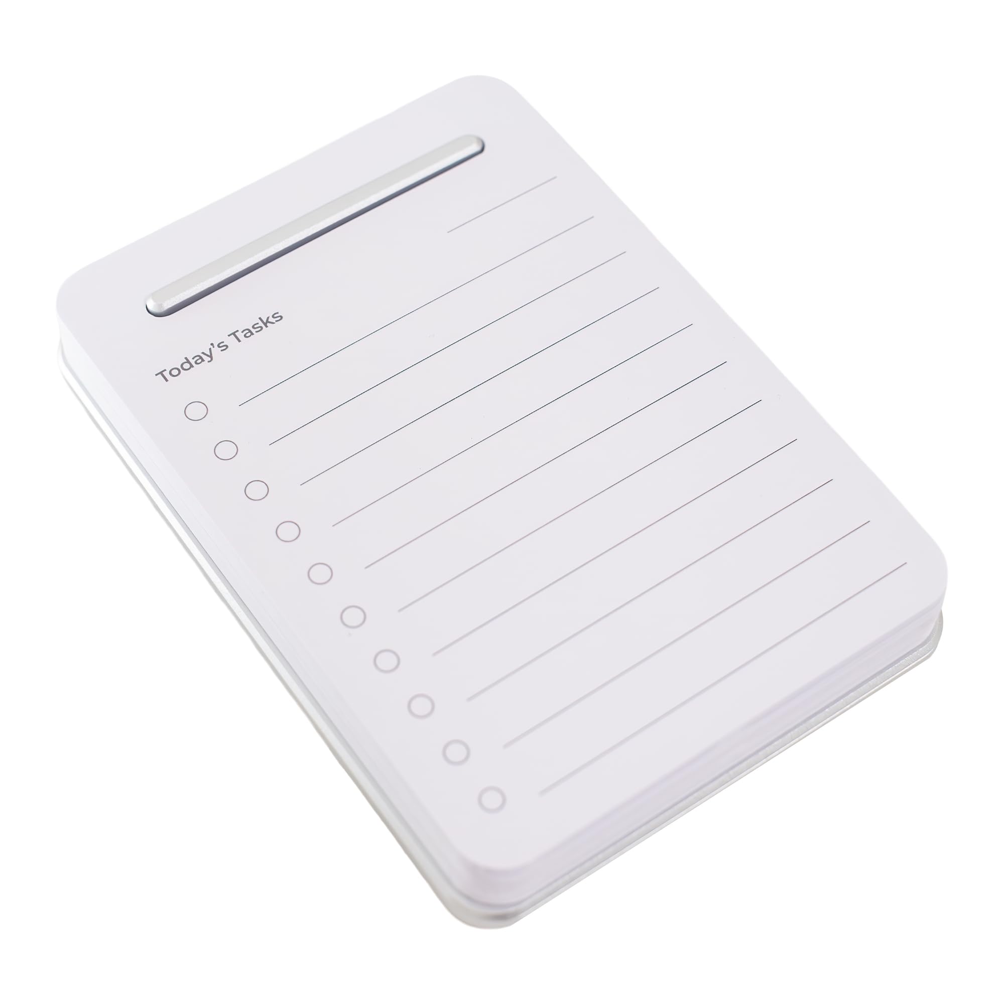 Mayurki Unstoppable Tasks – 31 Blank Daily To-Do Cards with Aluminum Desk Card Holder, Minimalist Office Productivity To-Do Cards, Modern Desk Gift