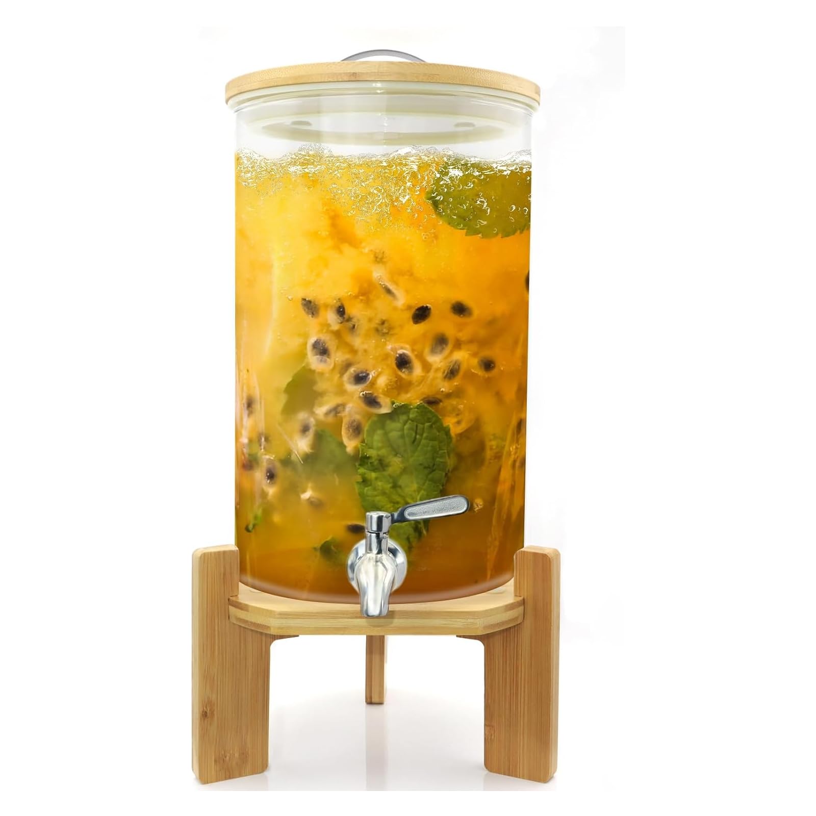 Distributeur vertical de boissons froides en bois pour vos fêtes de famille