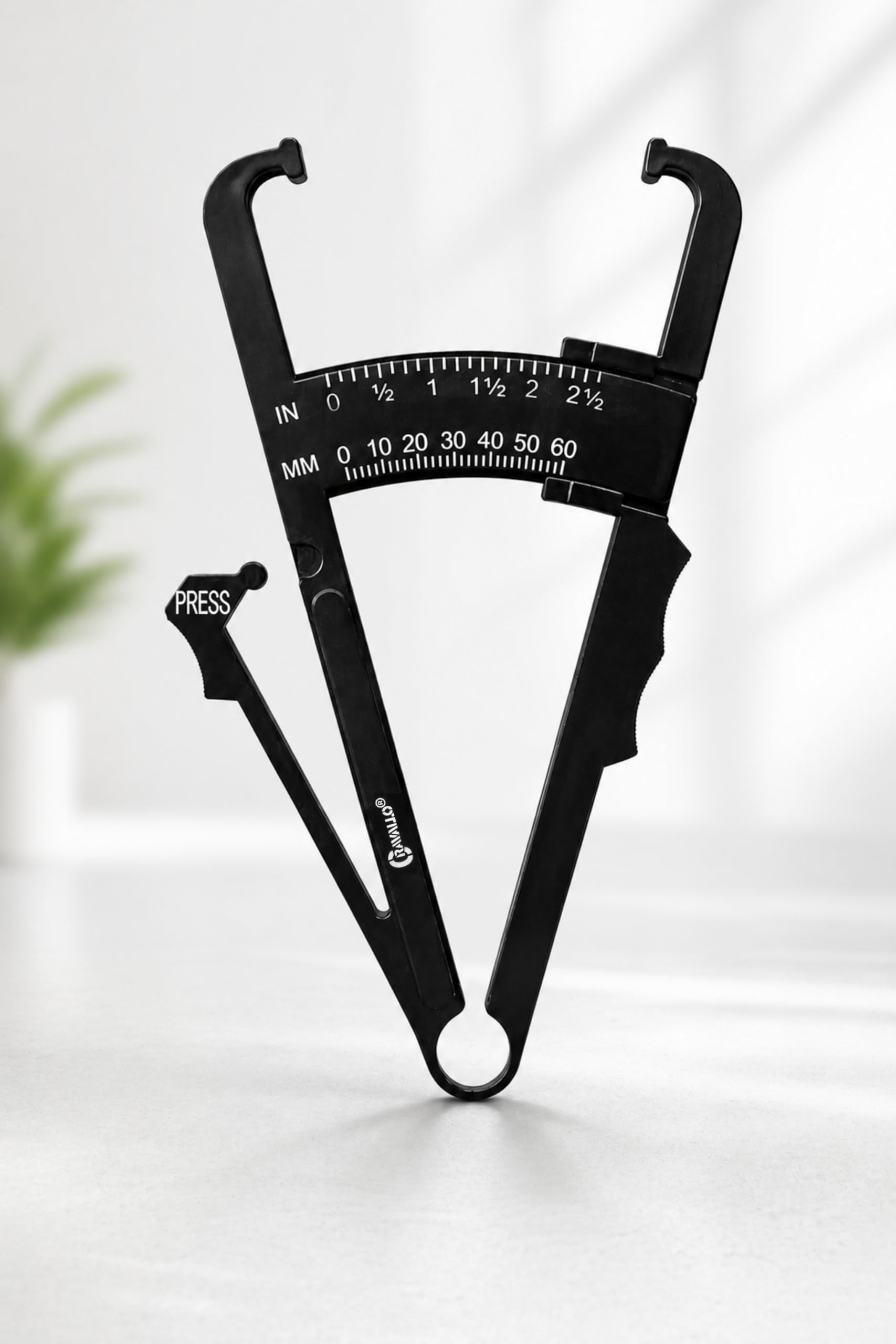 Caliper I Körperfettmessgerät I Fettmesszange I Fettzange I Fettmesszange I KfA-Zange I Body Fat Measure I Unkompliziert und mit Video Anleitung I Körperfettmesser zum messen von Körperfett