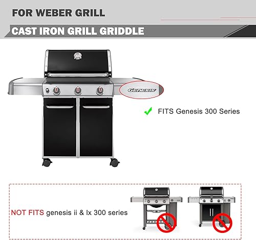 Miniatura 3 de Genesis 7566 Piezas de repuesto para plancha Weber Genesis E-310 E-330 S-330 Piezas de parrilla Weber Genesis 300 Series S-310 EP-310 E-320 S-320