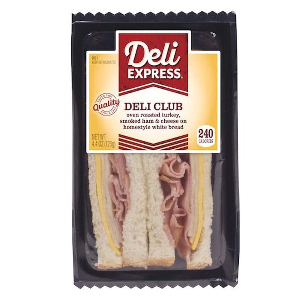 Deli Express Turkey Sandwich, 4.4 Ounce -- 10 per case.
