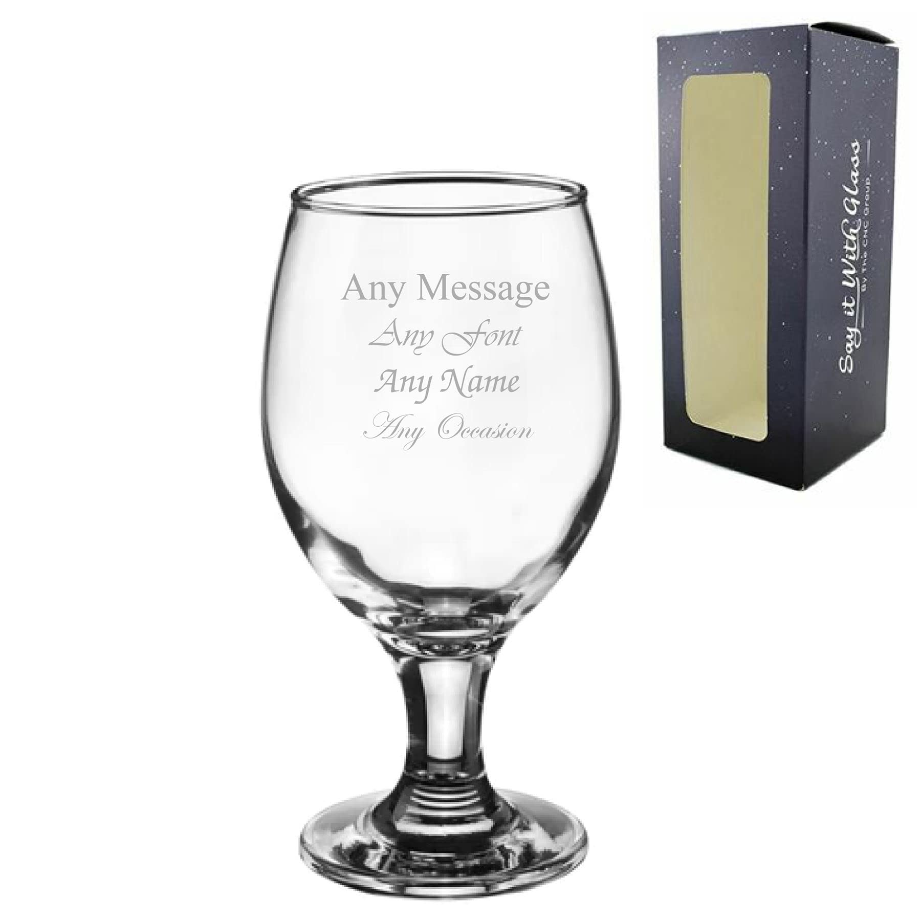 Verre à bière et bière avec boîte cadeau 400 ml