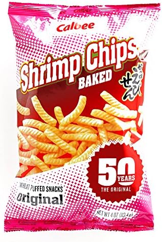 Amazon.com : Calbee Shrimp Flavored Chips 4 oz each (3 Items Per Order ...