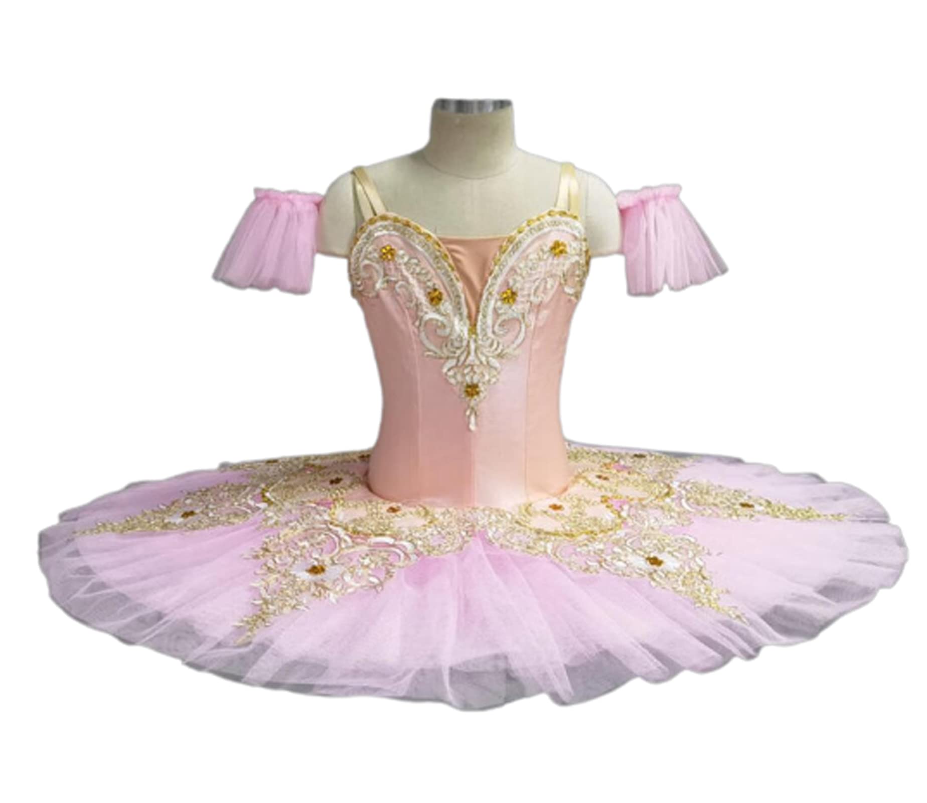 OTMYIGO Falda tutú de Ballet para niña, Vestido de Ballet, Disfraz de Lago de los cisnes, Vestido Profesional de Ballet para niña, Lago de los cisnes,A,150