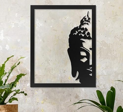 woozy work Buddha Wooden Wall Art Yoga Studio Wall Art ...