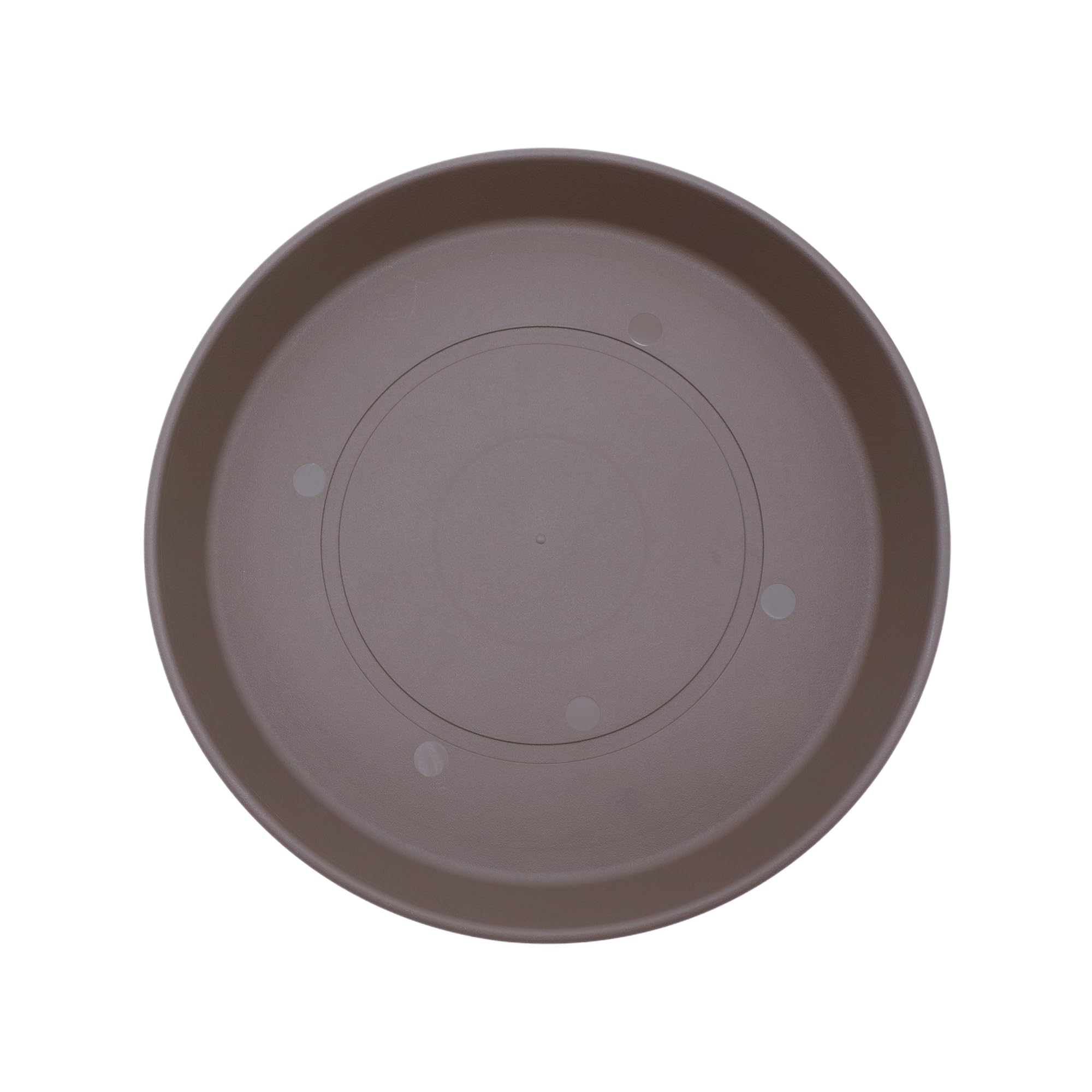 The HC Companies Plastic Planter Saucer, Cappuccino, 17.5 Inches